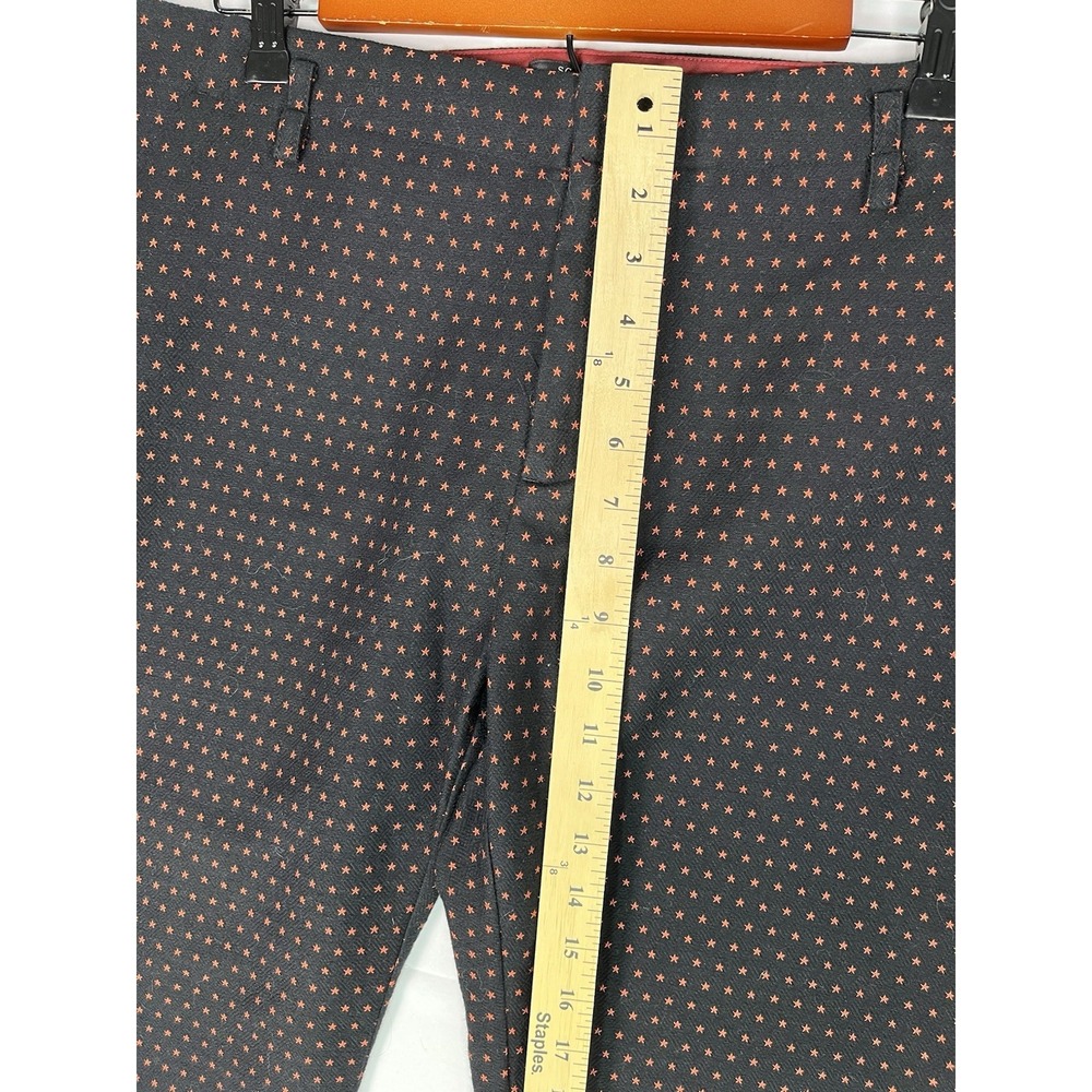 Scotch & Soda Magical Altitudes Star Jacquard Pant Size XL Black Red EUC - Picture 5 of 9